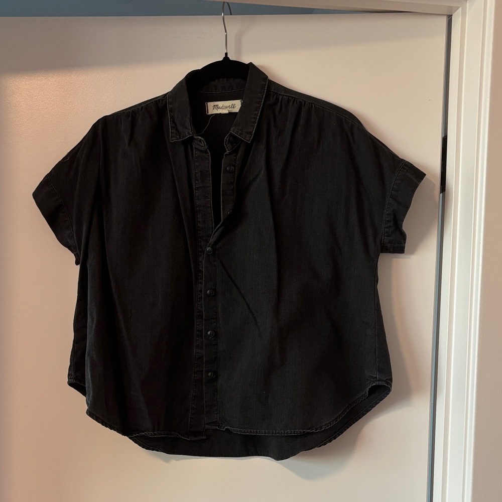 Madewell Charcoal Button-Up Shirt
